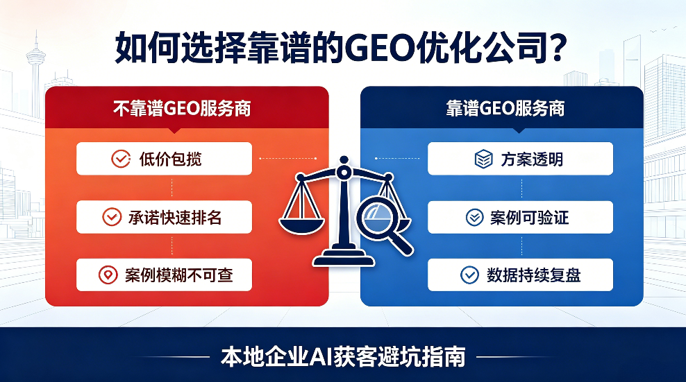 肇东如何选择靠谱的GEO优化公司？本地企业AI获客避坑指南